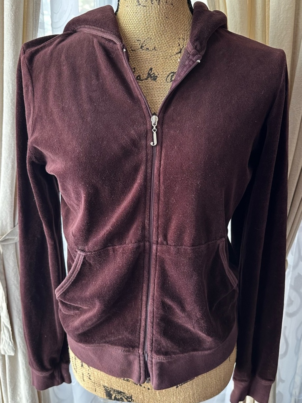 Juicy Couture Velour Zip Up Jacket Vintage Y2K